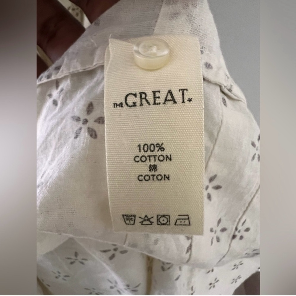 The Great Sterling Natural Dress With Gold Stamp Size 1 - Picture 8 of 9